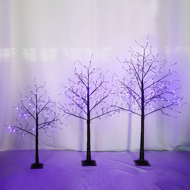 39F Inc. - Wholesale Outdoor Ornament/Decor - 3-Pack Lighted Decorative Christmas Trees, 4FT/5FT/6FT10