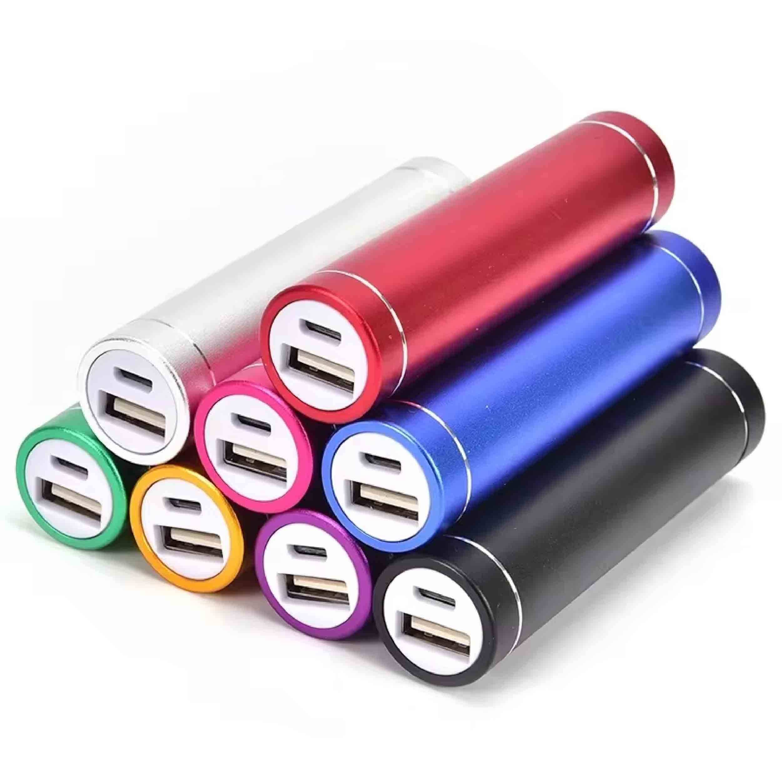 GulleeGadgets - Vente Chargeurs portables - Mini batterie externe portable de 2 600 mAh - Assortie4