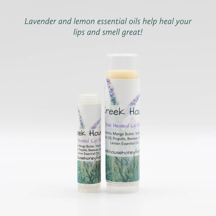 Creek House Honey Farm - Vendita all'ingrosso Burro di cacao - Balsamo Labbra Idratante GIANT alla Cera d'Api | Tubetto da 1 oz7