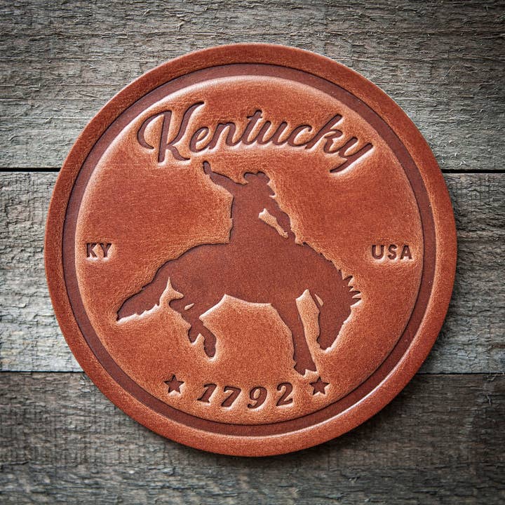 Kentucky Bronco läderunderlägg för wholesale av Sugarhouse Leather