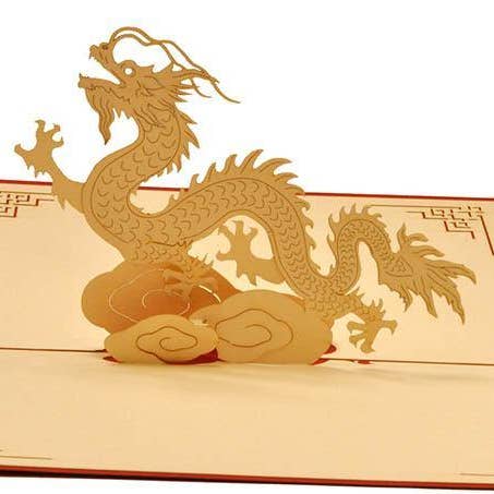 Henry Pop Up Cards - Wholesale Everyday greeting card - Chinese Dragon