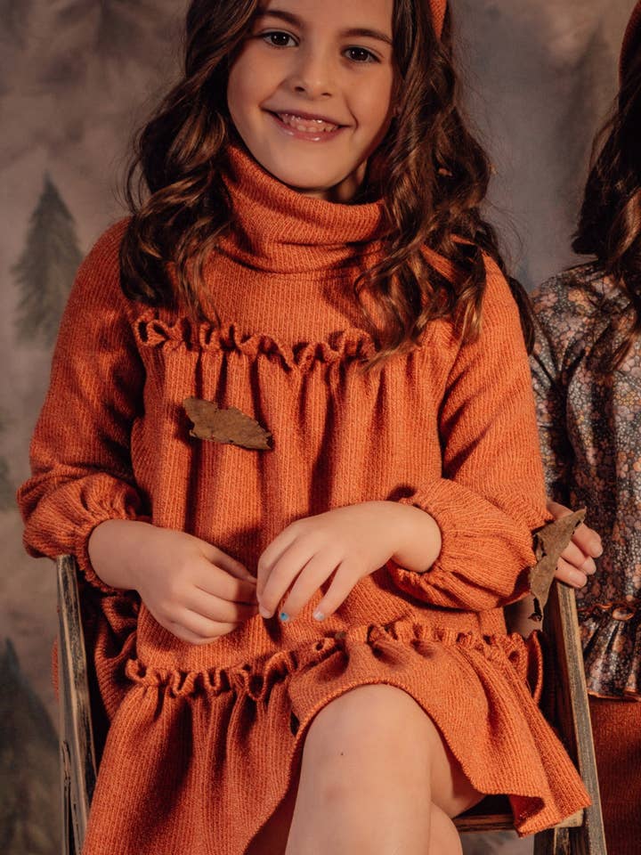 2412819 Girl's knitted dress for wholesale by BABINE-ROINSAL