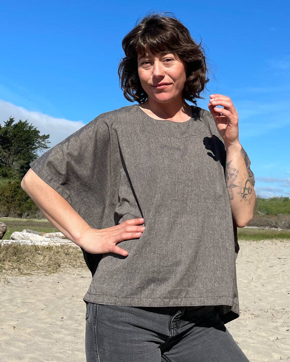 Zig Zag Asian Collection - Wholesale Blouse - Women's - Solid Cotton Box Top3