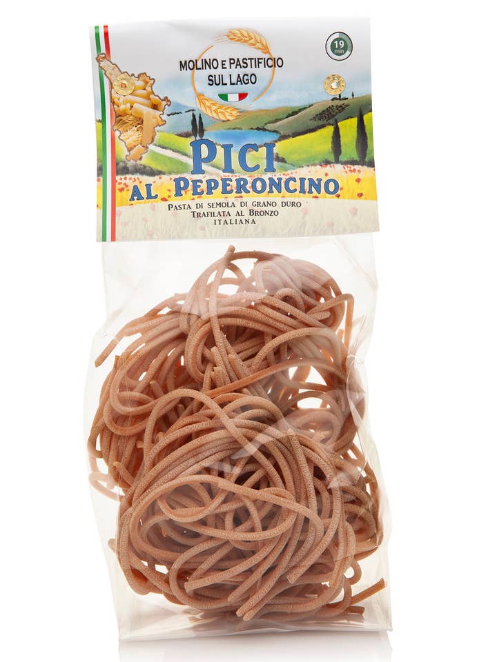 PIci PEPERONCINO Toscani Pasta Italiana Artigianale per la vendita all'ingrosso da parte di Az BIOAgricola Bertoli