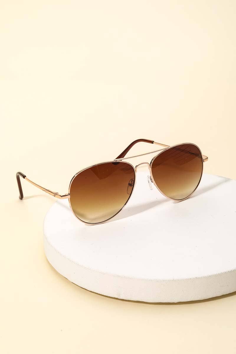 ASSORTED Classic Gold Rimmed Sunglasses for wholesale on Faire6