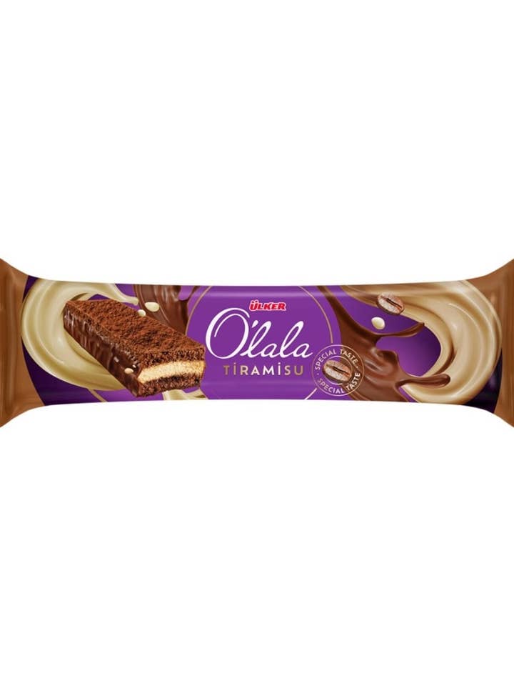 Ulker O'lala Tiramisu Kage Tyrkisk Premium Halal Snack for engroshandel hos Aladdin