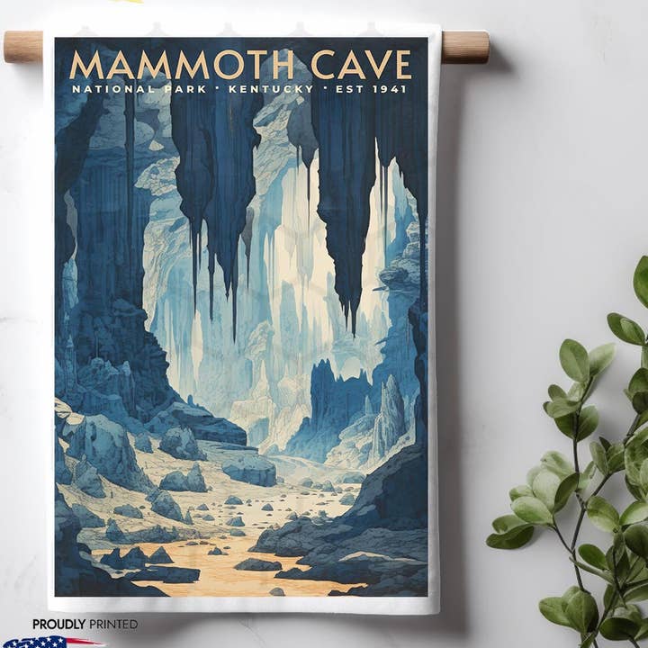 Torchon de cuisine Mammoth Cave National Park Kentucky pour la vente par ADDLE iNK
