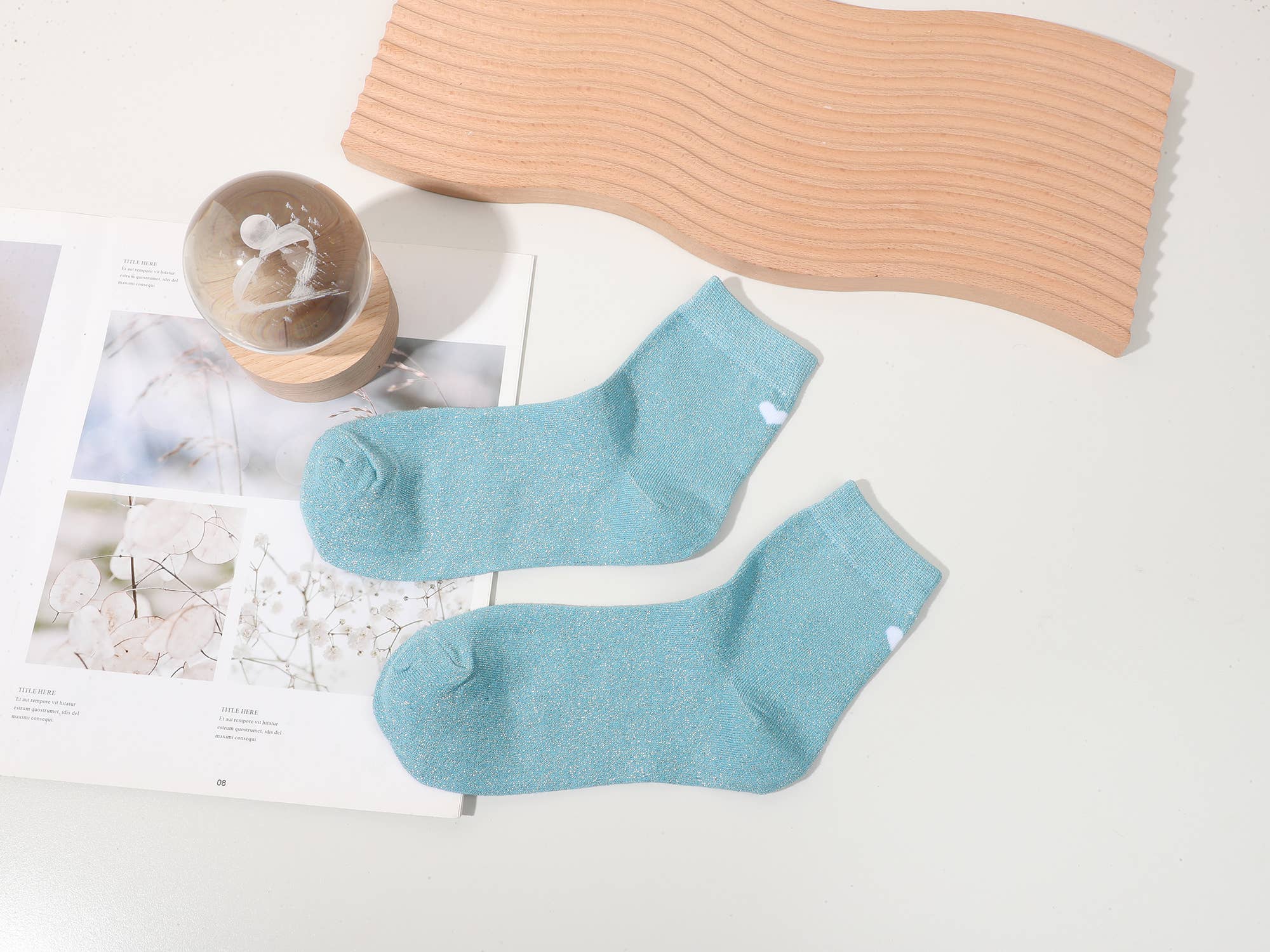 INES DELAURE - Wholesale Socks - Unisex - Heart socks, mid-high7