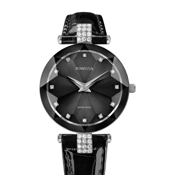 Jowissa – wholesale Armbandsur - Dam – Fasett Strass schweiziska damklocka J5.620.M
