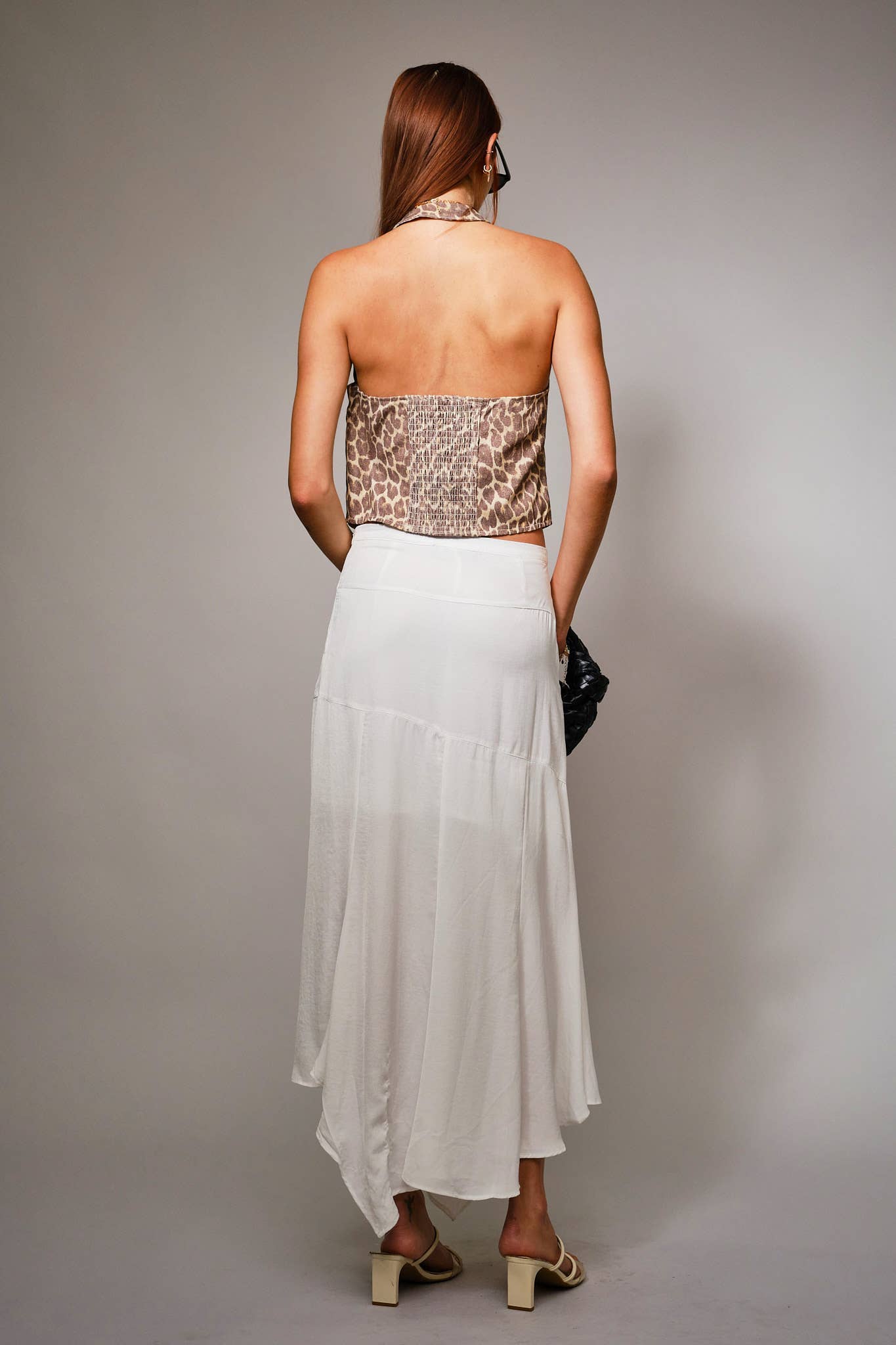 LÉOPARD 37014T - Gilet à col licou motif léopard en sergé doux en vente sur Faire8