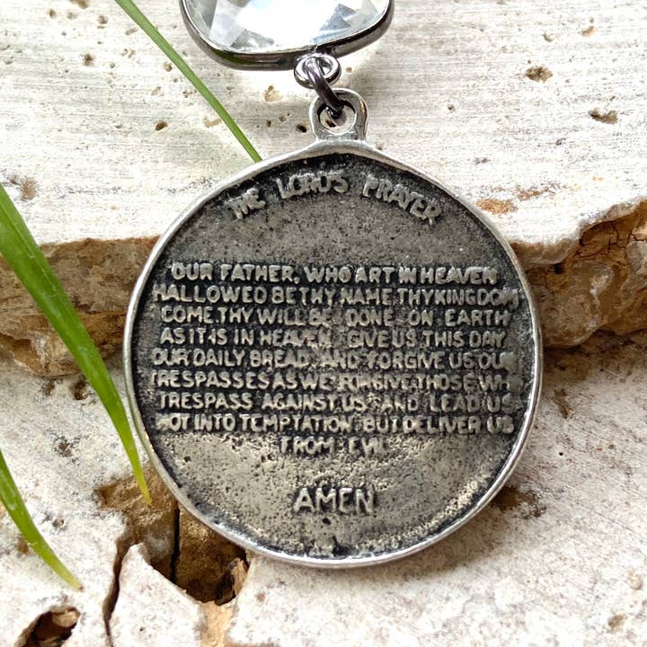 VB&CO Designs Handmade Jewelry - Wholesale Pendant/Charm Necklace - Lord’s Prayer necklace religious Christian vintage God