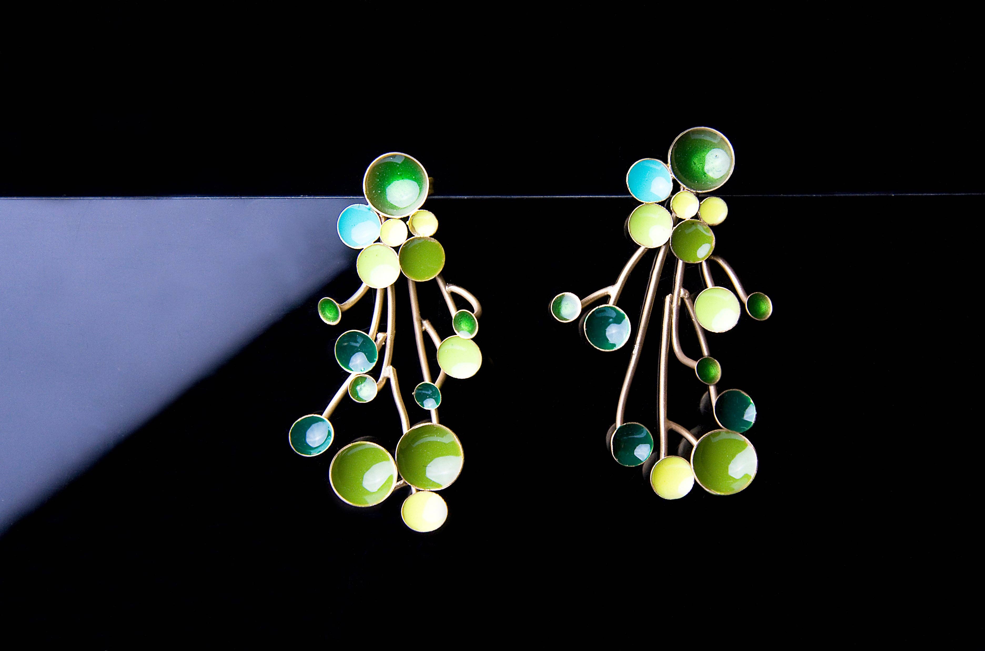 Ginger & VelVet – wholesale Dangle earrings – L Face Earrings2