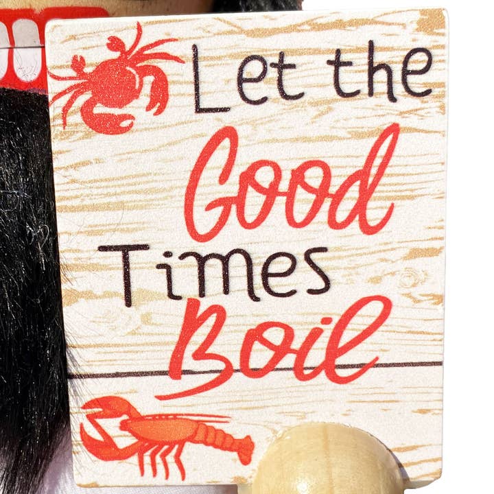 Santa’s Workshop Inc. - Wholesale Holiday Nutcracker - 14" Let the Good Times Boil Nutcracker5