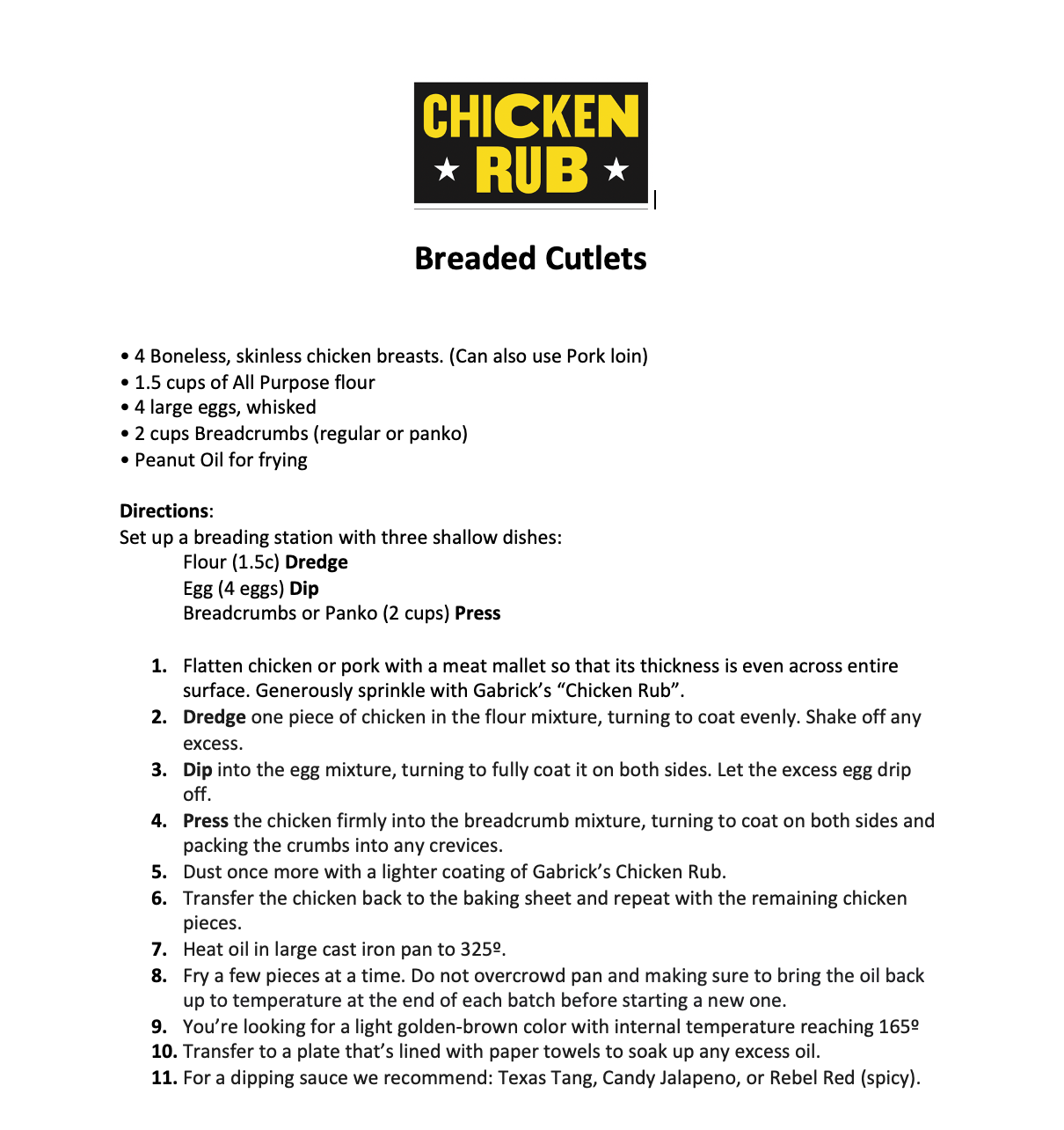 Gabrick BBQ Sauce Co. | Texas BBQ Sauce - Wholesale Rub - Chicken Rub Seasoning8