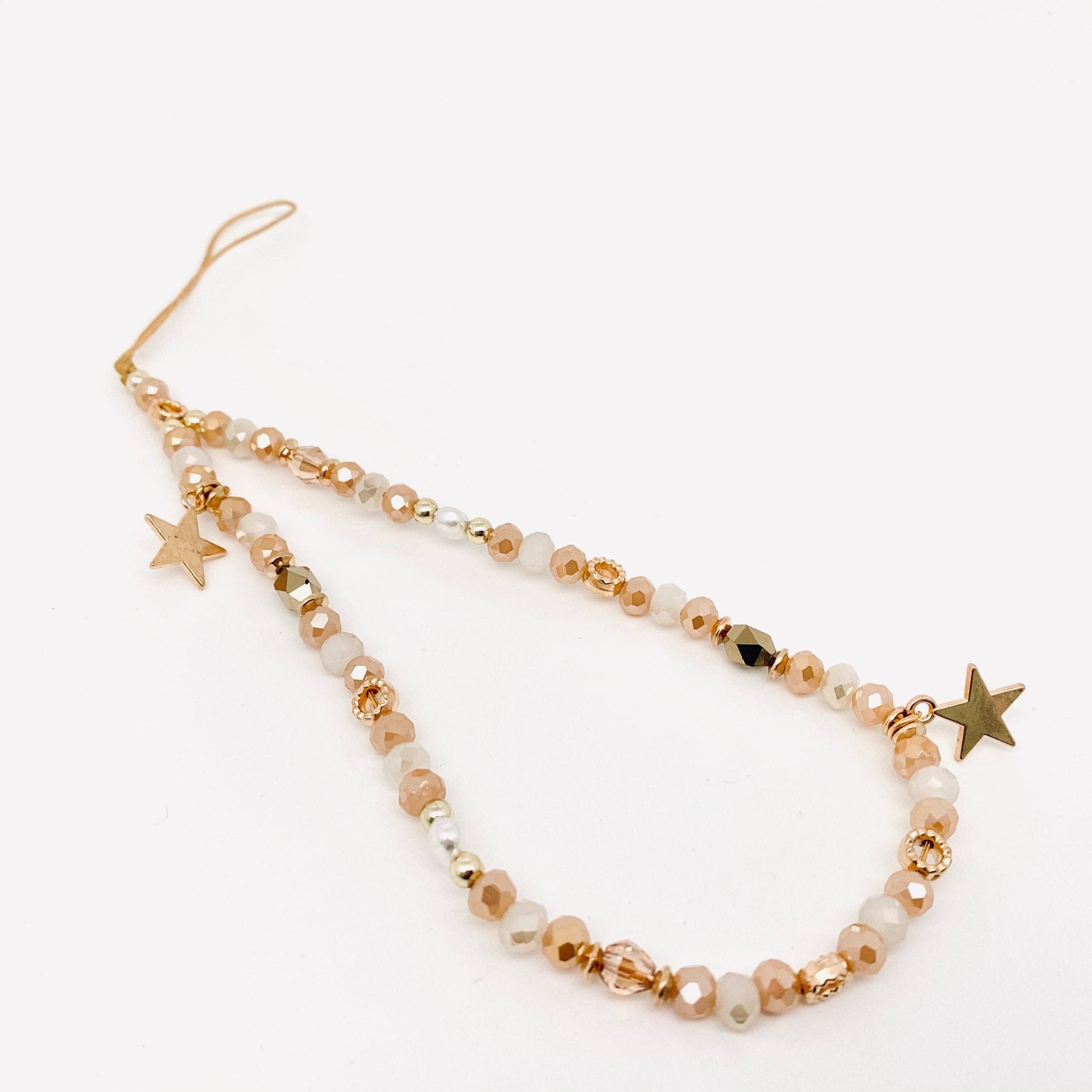 Mio Queena - Wholesale Lanyard - Women's - Star Pendant Colorful Beaded Mobile Phone Lanyard1