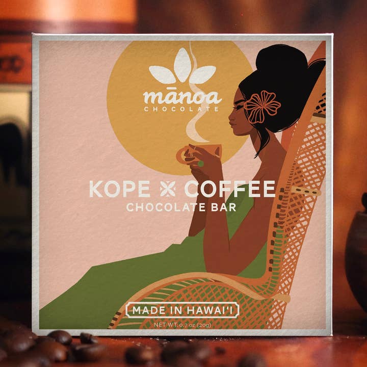 Mini: Kope x Coffee Chocolate Bar for wholesale by Manoa Chocolate Hawaii