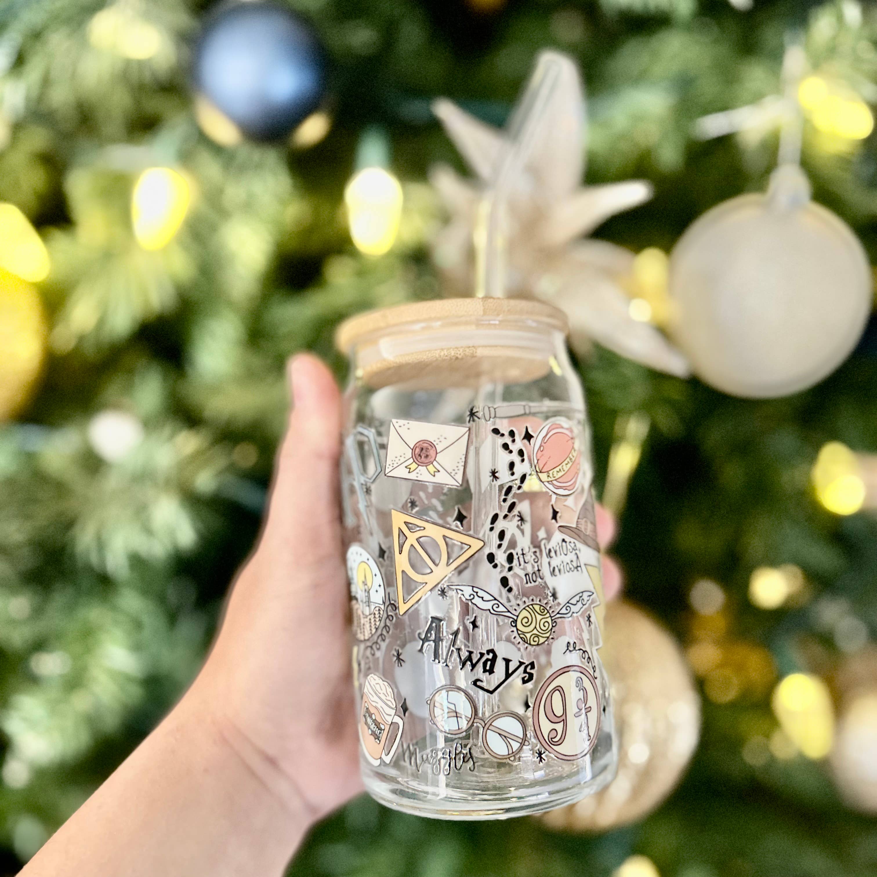 Grace and Glamour - Wholesale Drinking Glass/Cup - Harry Potter Libbey Glass Can1