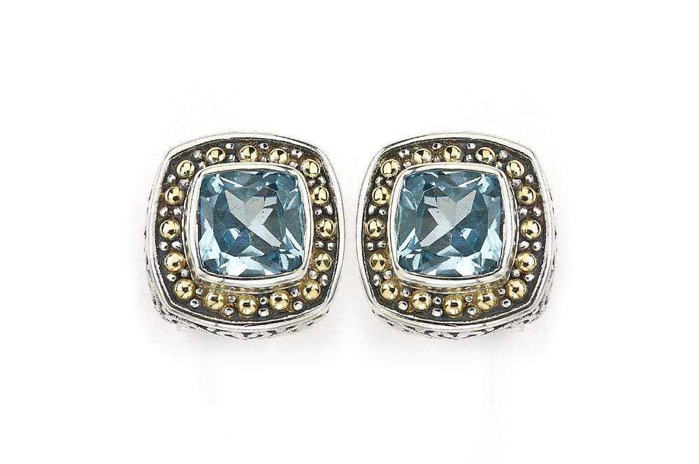 Samuel B. – Großhandel Ohrstecker – Zion Ohrringe- Blauer Topas0