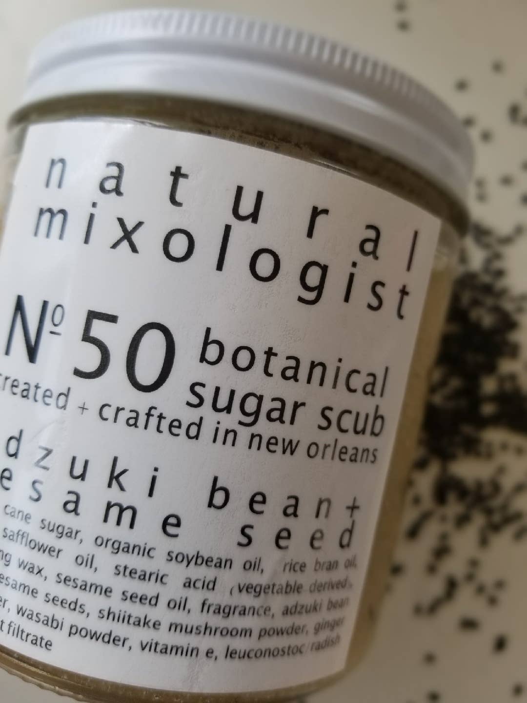 Natural Mixologist – wholesale Body scrub/exfoliant – No. 50 Adzuki Bean Scrub1