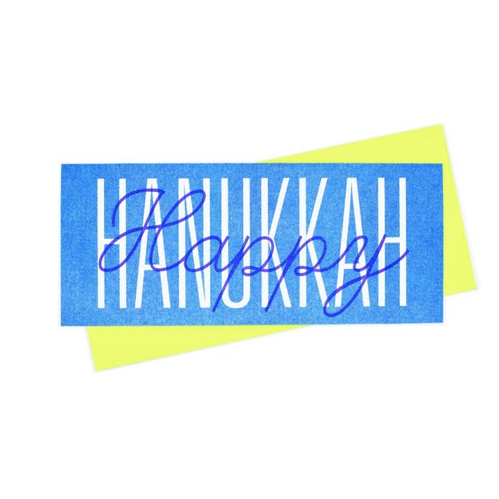 Next Chapter Studio - Wholesale Hanukkah Card - "Happy Hanukkah!" Greetings Card0