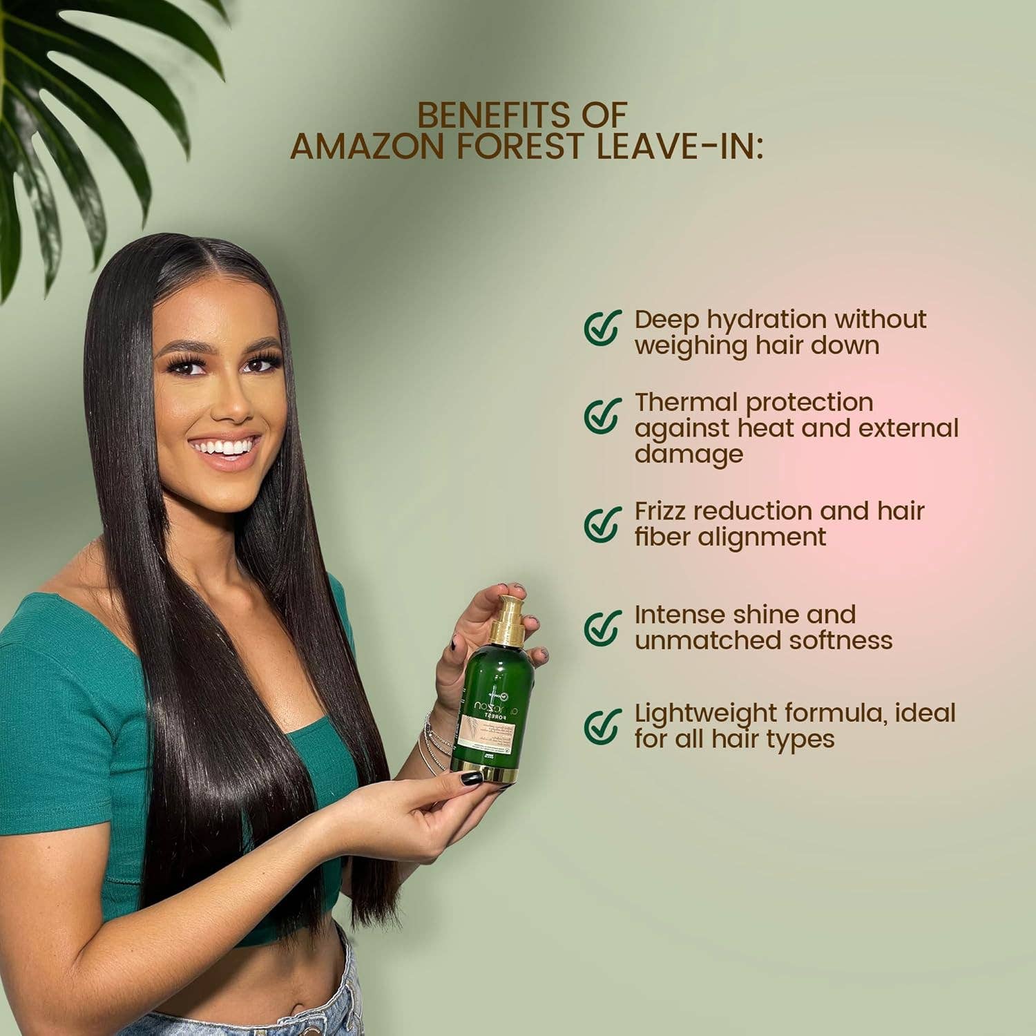 Savoy Active - Wholesale Hair Leave-In Conditioner - BRSCIENCE Amazon Forest Heat Protectant Spray – 6.76 oz1