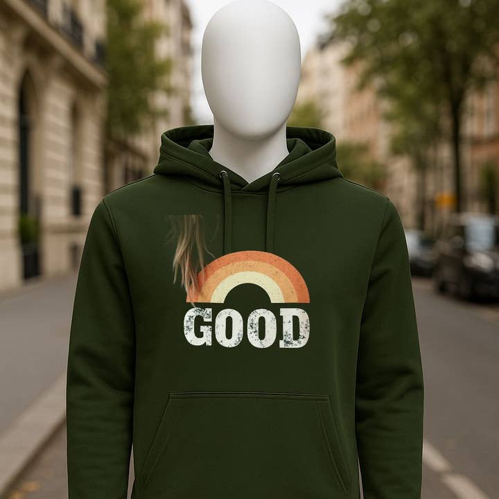 Dark green hoodie for wholesale by fabrica personalizacion