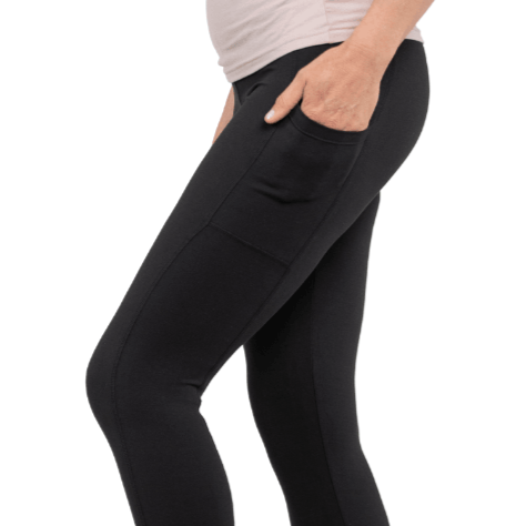 Natopia - Wholesale Athletic Sweatpants/Joggers - Women's - Black Deluxe Pocket Capri1