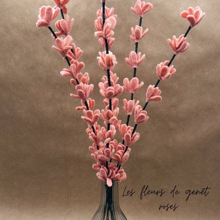 New Heidi - Wholesale Artificial Flowers - Set of 6 Genista flower branches - New Heidi6