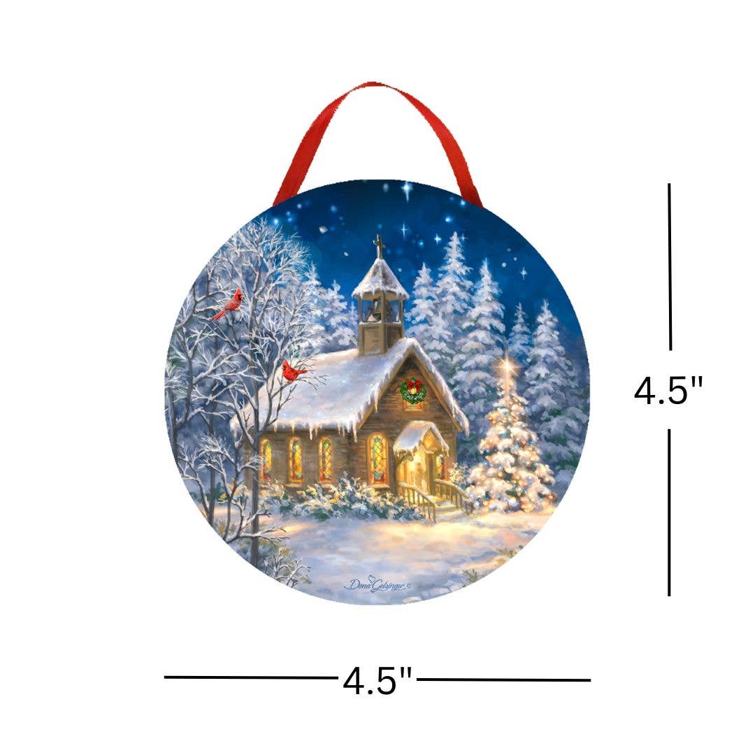 Glow Decor - Wholesale Ornament - The Chapel LED Ornament3