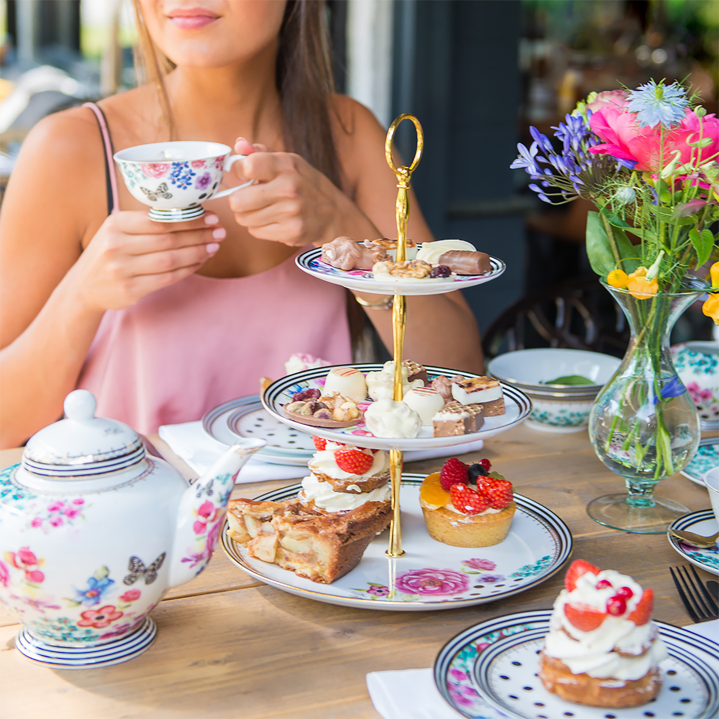 Melli Mello - Vendita all'ingrosso Vassoi da portata - Melli Mello Nora Etagere ø27cm3