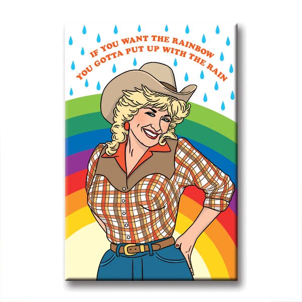 THE FOUND - Wholesale Magnet - Dolly If You Want The Rainbow Magnet