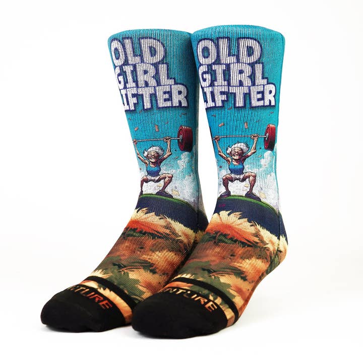 VECCHIA RAGAZZA SOLLEVATRICE per la vendita all'ingrosso da parte di Venture Socks