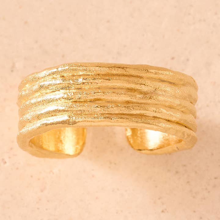 Agapée Jewelry – Anel de banda por atacado – Anel Mila | Jóias Ouro Presente Impermeável0