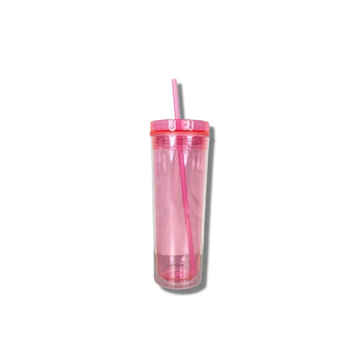 Luxe Gifts and Accesories - Wholesale Insulated mug/tumbler - Skinny Acrylic Tumbler, 20 oz. Doubled Walled cup
