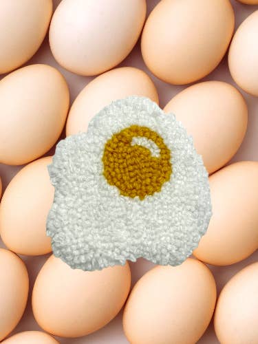 Fried Egg Coaster for wholesale by KAYTCHUP