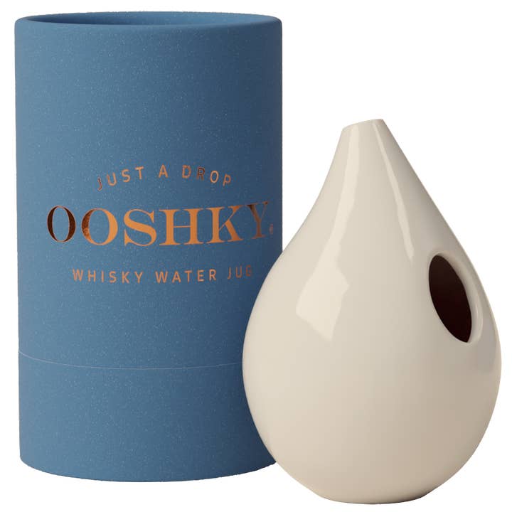 Ooshky Whisky Water Jug - White Ceramic for wholesale by Ooshky