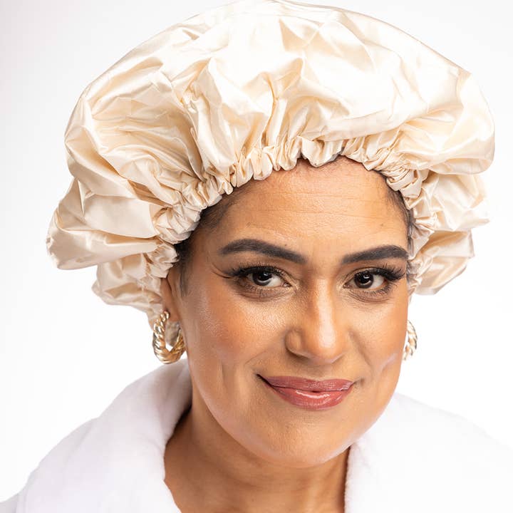 The Curly Pineapples - Wholesale Showercap - Adjustable Shower Cap for Curly hair2