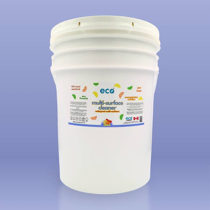 Rengøringsmiddel til flere overflader - Citrus (20L spand) for engroshandel hos Eco Company