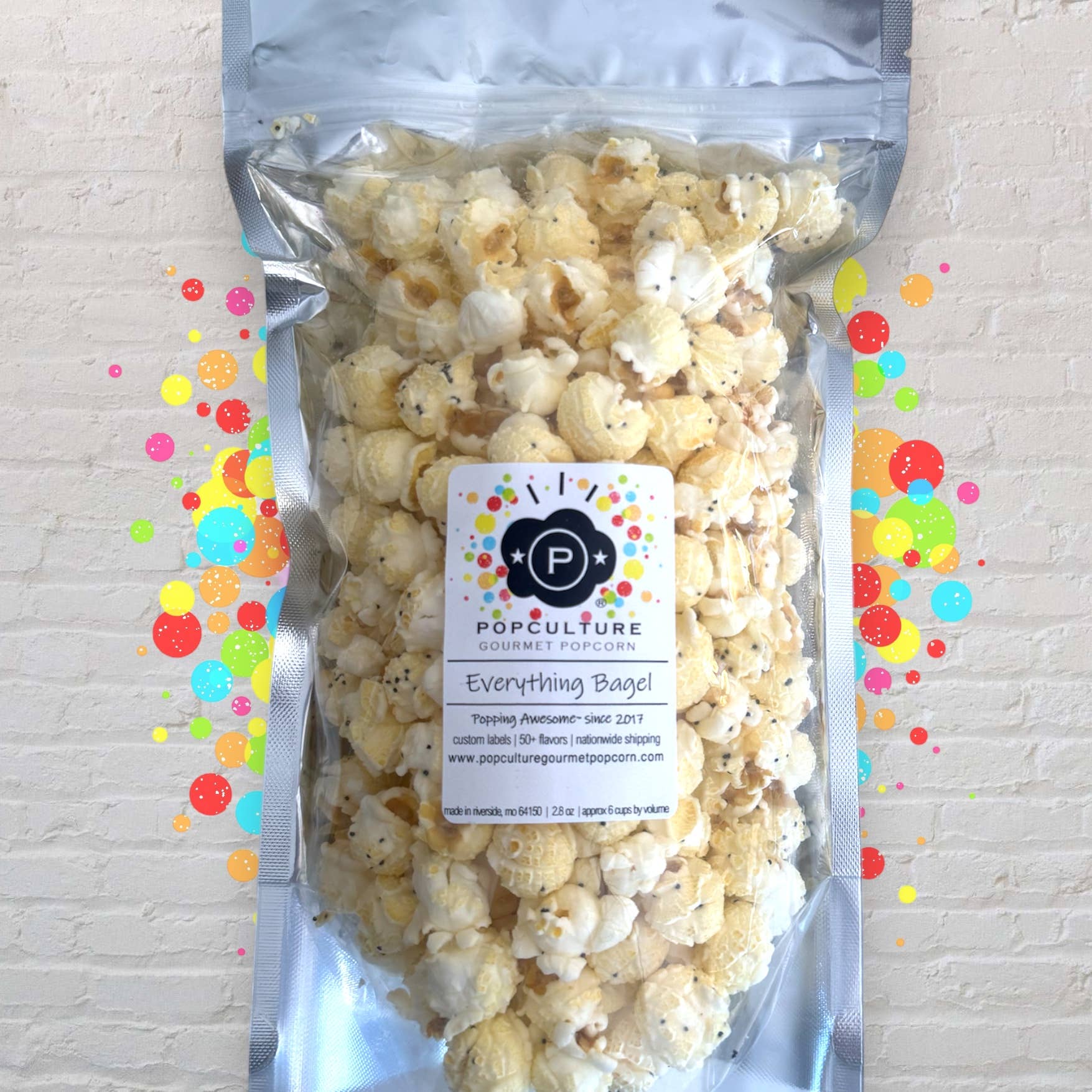 Popculture Gourmet Popcorn - Wholesale Popcorn - Everything Bagel1