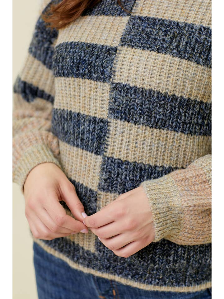 Mystree - Venta al por mayor Jersey de punto - Mujer - Suéter de rayas múltiples 576235