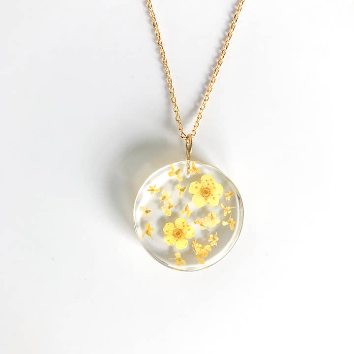 Belart Fair Trade - Vendita all'ingrosso Collana con ciondolo/pendaglio - Confezione da mezza confezione di collana con fiori in resina9