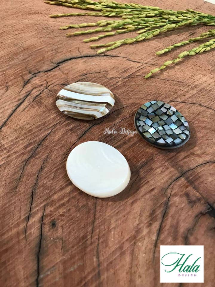 Seashell Bean Shape Chopstick Rest för wholesale av Hala Design