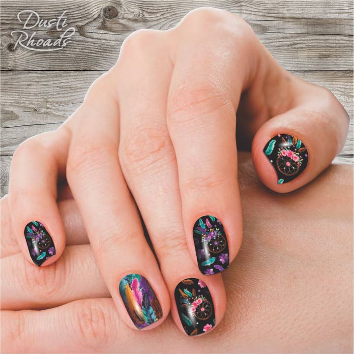 Dusti Rhoads - Wholesale Nail Art/Decal - Dream On Western Boho Nail Polish Strips