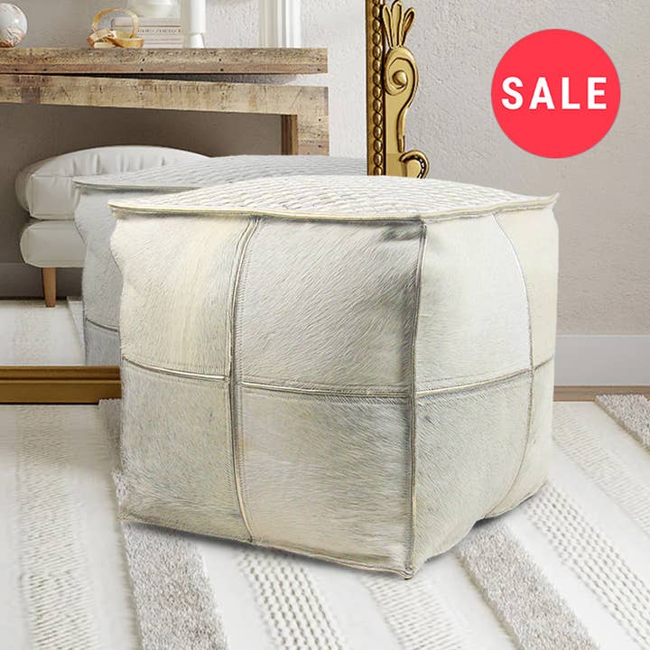 REBAJA | Puf Patchwork para venta al por mayor de Galore Home