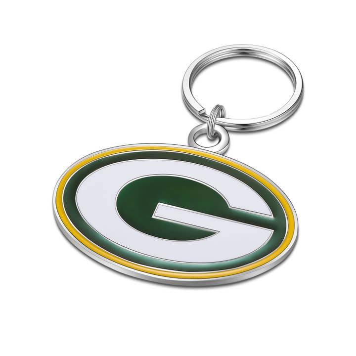 Simran International – wholesale Keychain – Unisex – NFL Green Bay Packers Large Primary Team Logo Key Chain