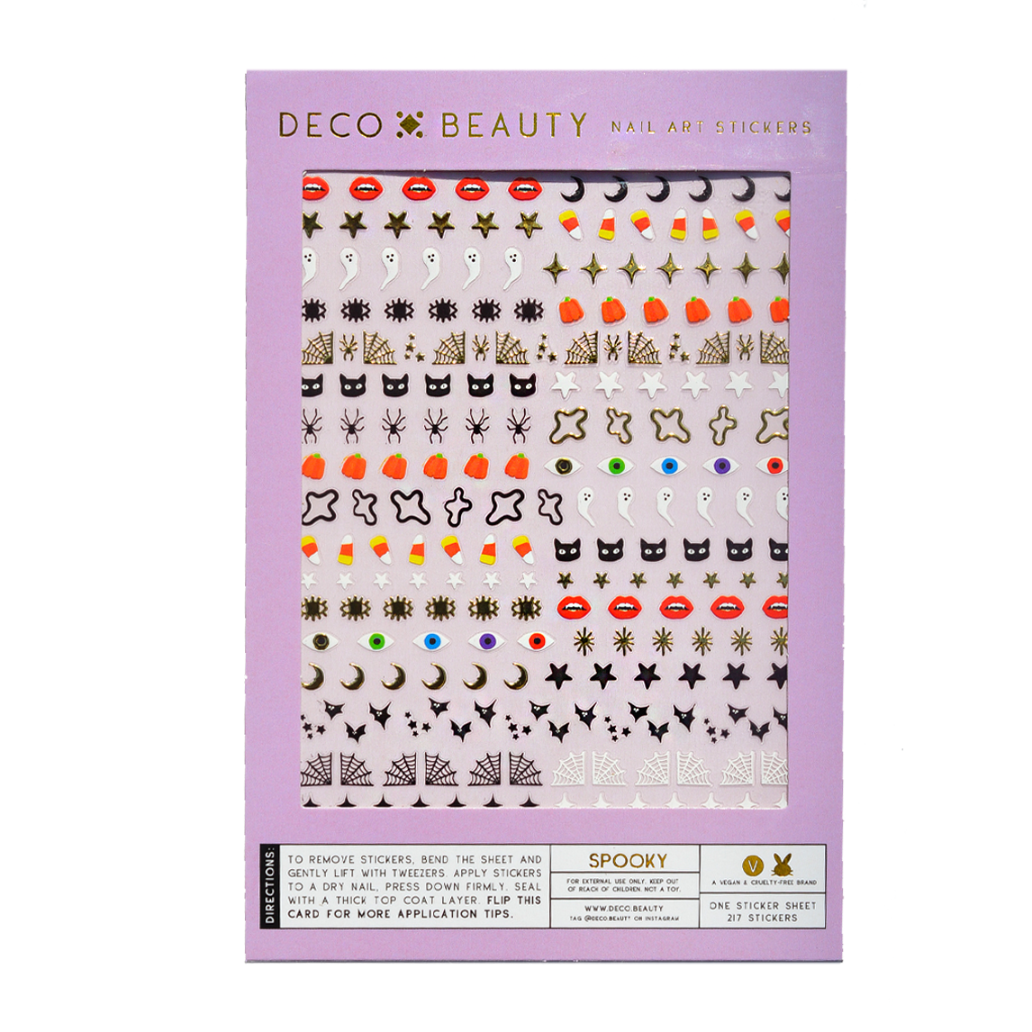 Deco Beauty - Vente Nail Art/Autocollant pour les ongles - Stickers pour ongles - EFFRAYANT1