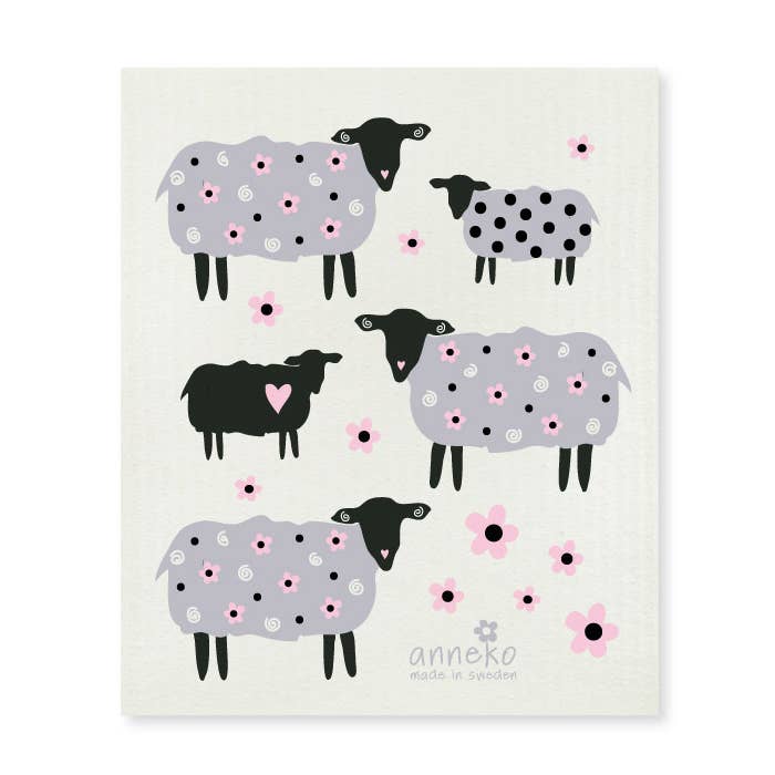 Anneko Design Sweden - Wholesale Dishcloth - Dish Cloth - Sheep