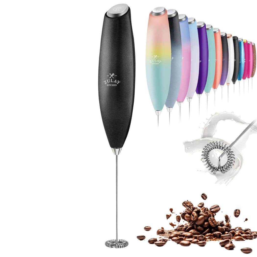 Zulay Kitchen - Wholesale Kitchen Tool/Gadget - Powerful Handheld Milk Frother - No Stand11