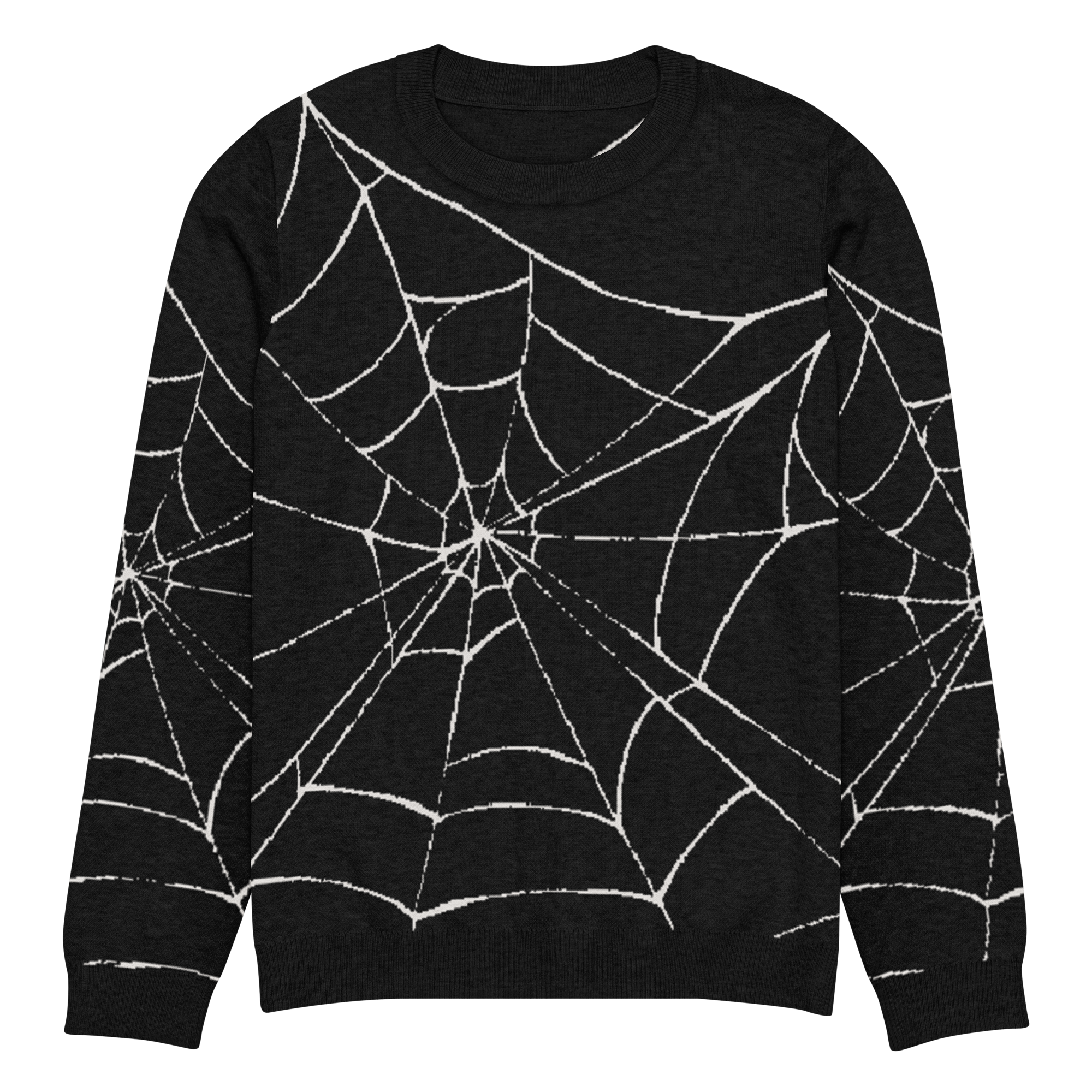 Goth Cloth Co. - Wholesale Knit Sweater - Unisex - Webs We Weave Knit Crew Neck Sweater10