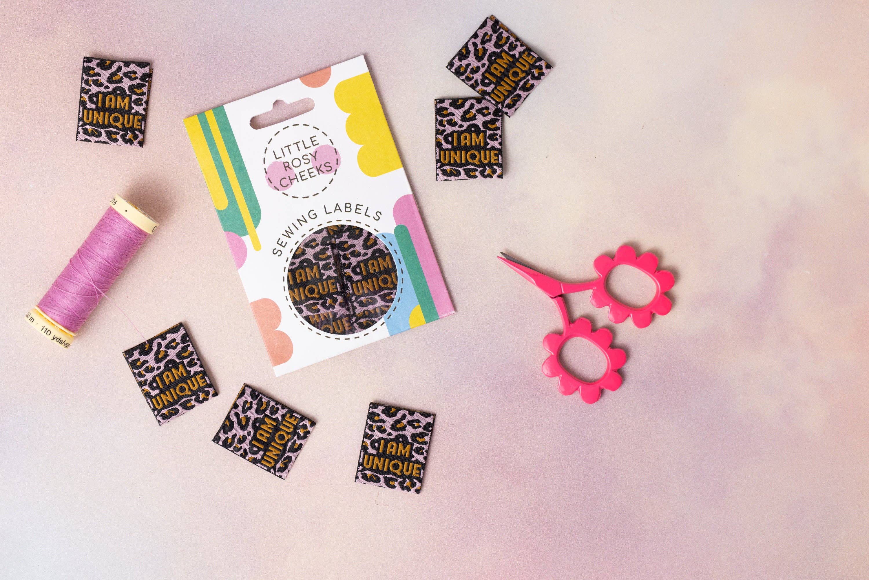 Little Rosy Cheeks - Wholesale Fabric - I AM UNIQUE 2.0 - Sewing Labels Tags3
